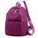 thumbnail image 2 of Mochila de moda para mujer, mochila para estudiantes, línea de bordado rómbico, mochila de viaje, mochila de moda con doble espalda para mujer, 2 of 6