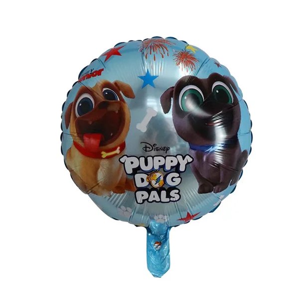 1pc 18 Pulgadas De Dibujos Animados Perros De Papel De Aluminio Globos De Helio Brothers Bingo Y Rolly Cumpleaños Tema Fiesta Decoración Juguetes Para Niños Aire