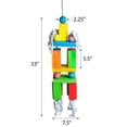 thumbnail image 1 of A&E Cage HB01396 34 x 7.5 x 7.5 in. Mega Blocks & Cotton Preening Rope Bird Toy, 1 of 2