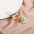thumbnail image 4 of enjoywould Brooch Badge Flower Grace Rhinestone Inlay Electroplating Temperament Clothing Matching Colorfast Women Badge Pin Accessories Clothing Accessories, 4 of 5