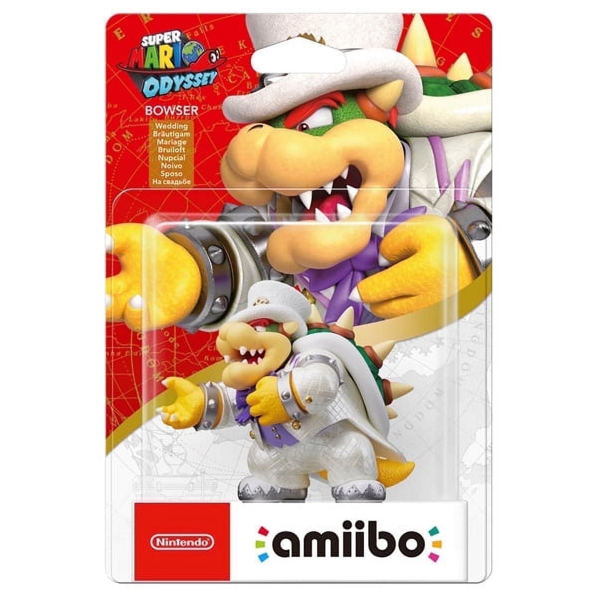 Pack Amiibo Mariage Mario Odyssey – Mario, Peach, Bowser En Tenue De Mariage, Occasion