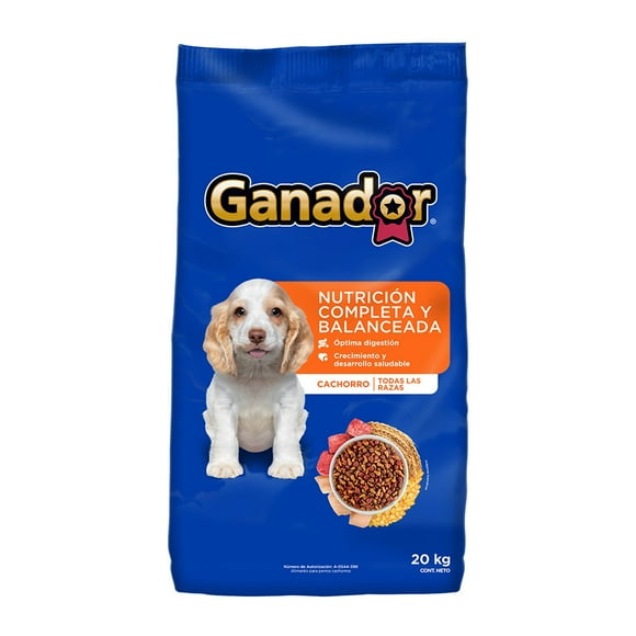 Croquetas para Perro Ganador Original Cachorro Todas las Razas 20 kg