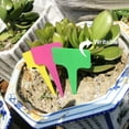 thumbnail image 2 of Amdohai 100 Pcs Plant Labels Colorful T-Type Tags Garden Markers Plastic-Reusable Waterproof, 2 of 9