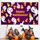 thumbnail image 5 of Fiudx Ofertas del día Fondo de Halloween de 59,05 pulgadas de largo y 35,43 pulgadas de ancho con un orificio transparente para colgar, adecuado para patios y césped interior y exterior, 5 of 6