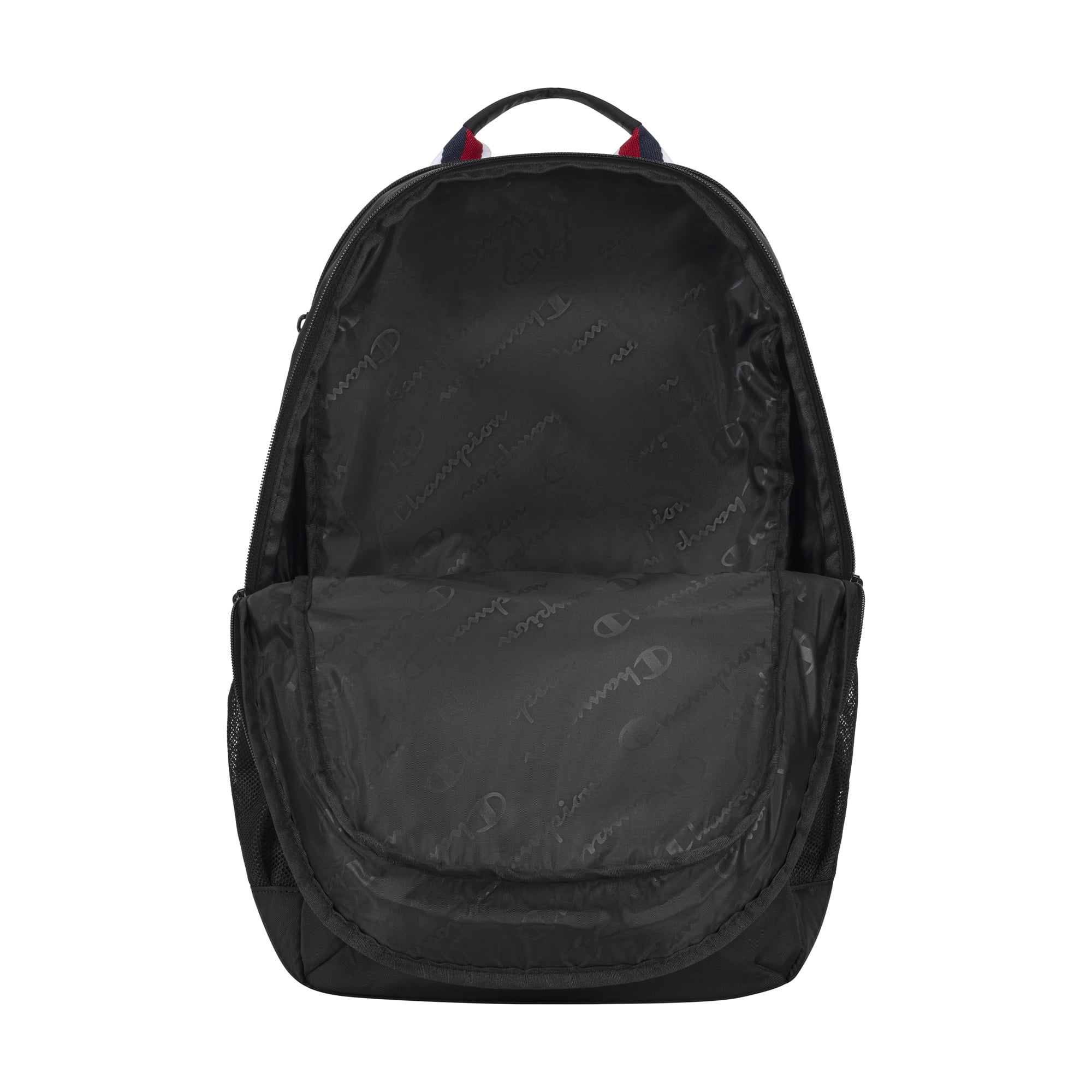 Champion Heritage 18-inch Unisex Backpack with Multiple Compartments, Black
