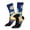 2 Black-2, variant on Cat Under Starry Skies Crew Socks for Men & Women, Breathable Casual Athletic Ankle Socks