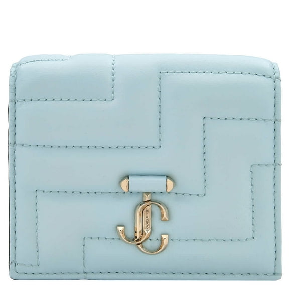 Jimmy Choo Hanne JC Emblem Leather Wallet