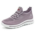 thumbnail image 2 of Xiaoxatg Women's Sneakers Casual Athletic Footwear for Walking Running Gym Activities On Breathable Mesh Lightweight Comfortable Design for Everyday Use 8.5 Light Purple, 2 of 9