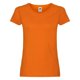 thumbnail image 1 of Fruit of the Loom - Camiseta para Mujer (Naranja), 1 of 3