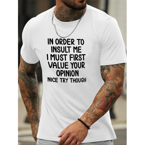 Summer Essential: Men's Fashion Graphic Tee - Casual Round Neck, Short Sleeve, Polyester Blend, Machine Washable Tee For Adult, Men, Women, Teen, Teenager, Adolescent, Youth.