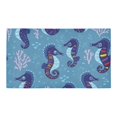 thumbnail image 2 of MKHERT Seahorses Doormat Non-slip Bath Mat Floor Mat 30x18 inch, 2 of 3