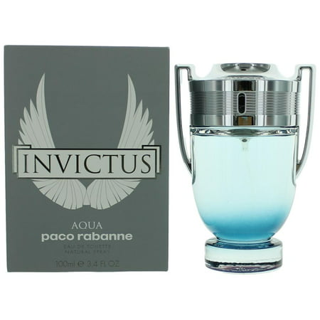 Invictus Aqua by Paco Rabanne for Men - 3.4 oz EDT Spray - Walmart.com