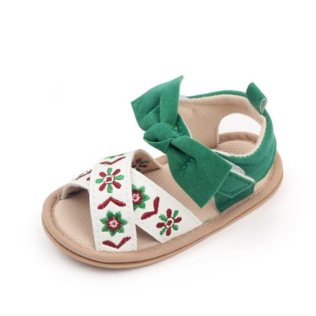 

NIUREDLTD Boys Girls Baby Sneakers Walking Sandals Flat Bottom Dress Shoes Size 11