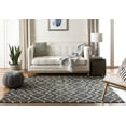 thumbnail image 3 of SAFAVIEH Kilim Wesley Geometric Area Rug, Charcoal/Natural, 5' x 5' Square, 3 of 8
