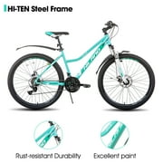 Hiland Women 26 21-Speed Green Mountain Bike