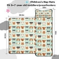 thumbnail image 5 of Lovely Dog Breeds Toddler Nap Mats for Kids Preschool,Sleeping Mat Bag or Kids,Toddler Sleeping Bag,Toddler Nap Mat or Daycare, 5 of 6