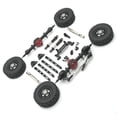 thumbnail image 1 of ZheElen Durable Front Rear Portal Axle DIY Kit For 1/12 MN82 Crawler Durable RC Car Part Black, 1 of 6