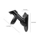 thumbnail image 4 of Flag Bracket Holder 2 Angle Aluminium Alloy Flag Pole Holder Wall Mount (black), 4 of 4