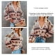thumbnail image 5 of Drop Shoulder Knitted Tops Fashionable Women Cardigan Jacket Print Pattern V Neck Comfortable  for Office for Home for Lady ANGGREK Otros, 5 of 6