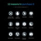 thumbnail image 5 of LOKMAT OCEAN PRO Pulsera inteligente Reloj deportivo LED TFT de 1,85 pulgadas, 5 of 8