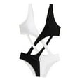 thumbnail image 4 of Traje de baño Monokini para mujer, parte de bikini para niñas, para club, surf, natación, piscina, L, 4 of 8