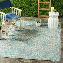 Safavieh Martha Stewart Stacy Tulip Medallion Indoor/Outdoor Area Rug