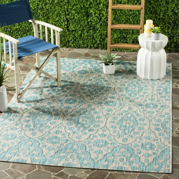 Safavieh Martha Stewart Stacy Tulip Medallion Indoor/Outdoor Area Rug