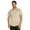 Khaki, variant on Men's Chest Pockets Button Up Casual Shirt (Medium, Light Black)