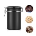 thumbnail image 1 of HURRISE Coffee Stainless Steel Container,Kitchen Sotrage Large Airtight Canister for Coffee,Black, 1 of 7