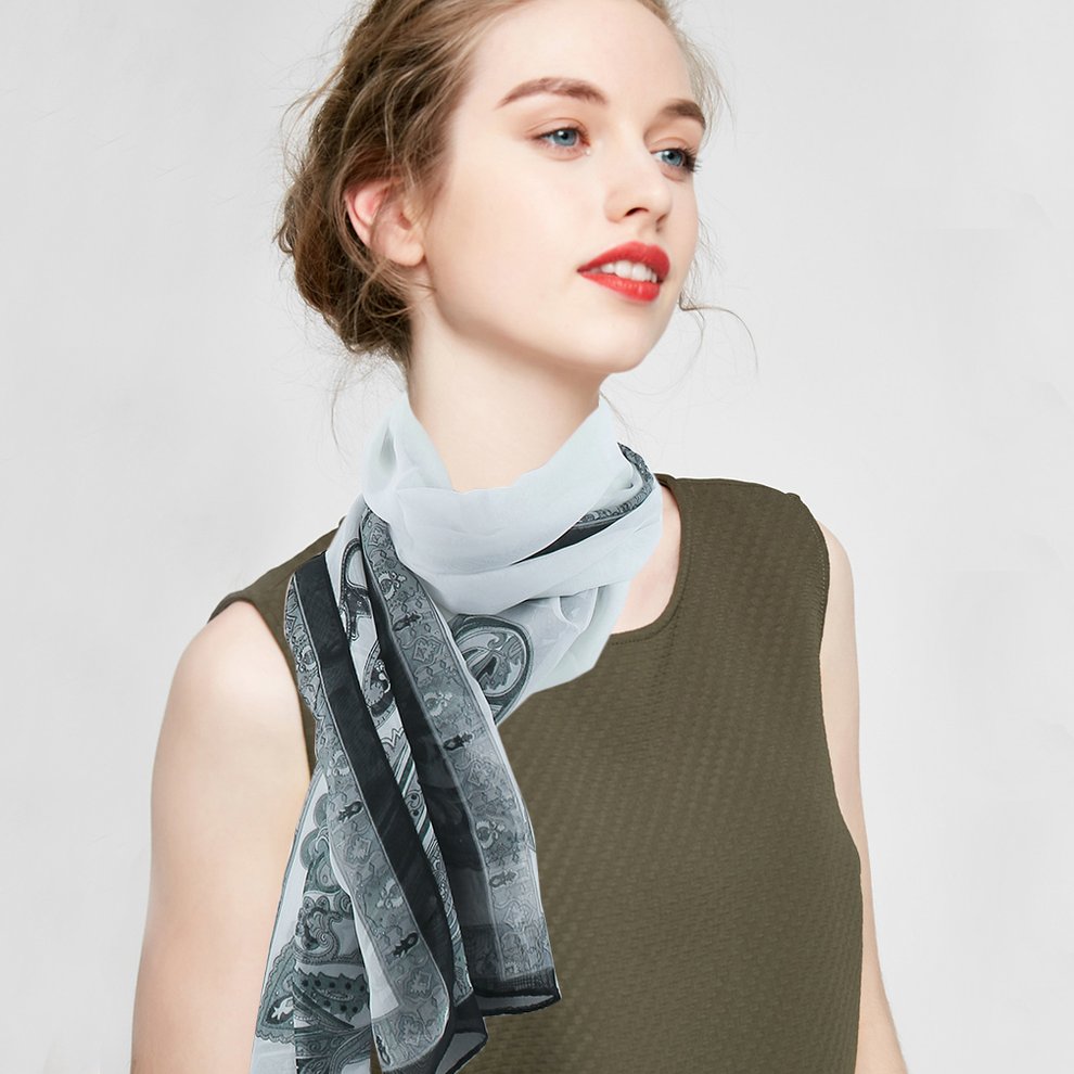 ladies chiffon scarves