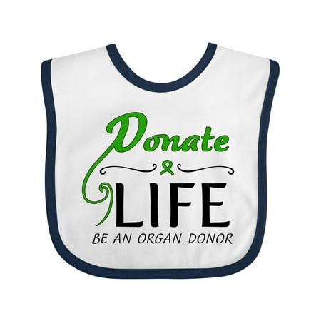 

Inktastic Donate Life-Be an Organ Donor Gift Baby Boy or Baby Girl Bib
