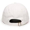 thumbnail image 2 of Tech Design Bull and Bear Market Baseball Cap Embroidered Cotton Adjustable Dad Hat White, 2 of 4