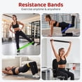 thumbnail image 6 of Resistance Bands for Working Out, Exercise Bands for Fitness, Stretching, Yoga, and Strength Training, Indoor & Outdoor Workout Bands for Women, Men, 5 Resistance Levels, 6 of 8