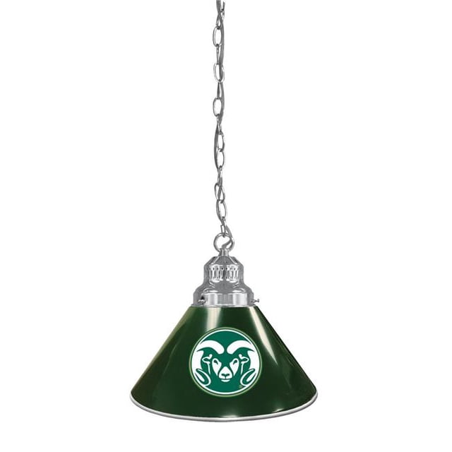 Holland Bar Stool BL1CHColoSt NCAA Colorado State University State Single Shade Pendant Light - Chrome