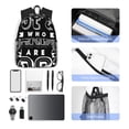 thumbnail image 4 of Easygdp Not All Who Wander Are Lost 2 Casual Laptop Backpack, Backpack for School, Travel, Business, 4 of 6