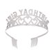 thumbnail image 3 of Corona nupcial tiara fiesta tocado reina diadema Afortunado Sencillez, 3 of 3