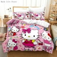 thumbnail image 4 of Hot Cute Hello Kittys Bedding Set Quilt Cover Set Duvet Cover Set Pillowcase Home Textiles Children Kids Bedroom Decorate Gift RJ, 4 of 7