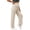White, variant on Taqqpue Women's Maternity Pants Over The Belly Pregnancy Clothes for Work Stretchy Straight Dress Pants Sports Yoga Long Pants with Pockets for Women