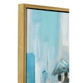 thumbnail image 5 of DecMode Indoor Blue Canvas Contemporary Wall Art, 5 of 5