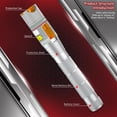 thumbnail image 4 of Fiber Optic Visual Fault Locator 50KM with FC/LC Adapter Kit, VFL Include Single Mode 9/125um FC Male to LC Female Connector, Fiber Light Pen for CATV Telecommunicat, 4 of 9