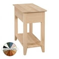thumbnail image 5 of Alder Wood Chairside Table in Natural - Built in the USA, 5 of 5