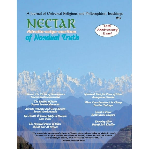 Nectar of Non-Dual Truth #35: A Journal of Universal Religious and Philosophical Teachings, (Paperback)