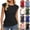 #01 Black, variant on Womens Twist Front Cap Sleeve Tops Crew Neck Slim Fit Dressy Casual Blouses Business Office Work Fashion Shirts Elegant 2026 Summer, #01 Black, M