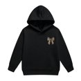 thumbnail image 3 of LRen Girls Leopard Bow Print Hoodies Y2K Pullover Sweatshirts Causal Loose Fit Drop Shoulder Long Sleeve Pocketless for Girls 2-14 Years Fashion Fall Winter Clothes, 3 of 8