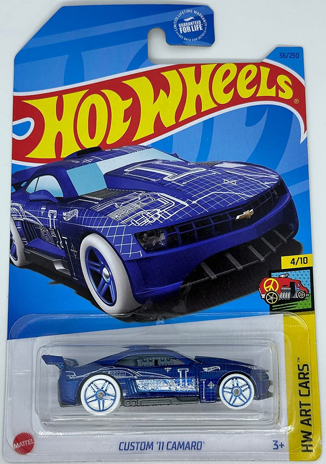 Hot Wheels Custom '11 Camaro (Blue) 2023 HW Art Cars 