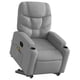 thumbnail image 5 of Sillón Reclinable con Masaje y Función Eléctrica de Levantarse Casafoyer Gris Claro, 5 of 5