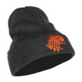thumbnail image 4 of Girffin Emblem Embroidered Long Beanie - Dk Grey OSFM, 4 of 5