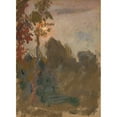 thumbnail image 3 of Tadeusz Makowski 11x14 Black Modern Framed Museum Art Print Titled - Sunset in a Forest (1907), 3 of 5