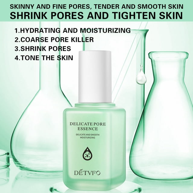 Sérum Facial Control de Aceite | Esencia Facial Hidratante que Reduce Poros | Hidratante Antienvejecimiento para Piel Grasa y Madura | Fórmula de Belleza Coreana | Intensificador de HA | Tratamiento