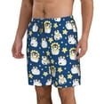 thumbnail image 2 of Goofa Star Penguin Printed Mens Swim Trunks Summer Quick Dry Short Beach Swimwear Bathing Suits-3X-Large, 2 of 9